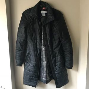 Columbia Omni Heat Puffy Down Jacket Black XS